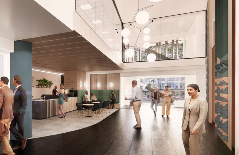 3021 lobby view to entrance 